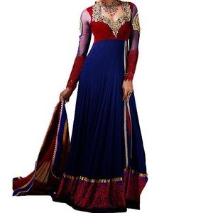 Long Indian Anarkali Dress